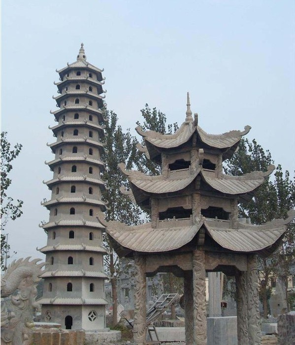 惠安石雕廠(chǎng)講解:寺廟寺院石塔佛塔的來(lái)歷和意義